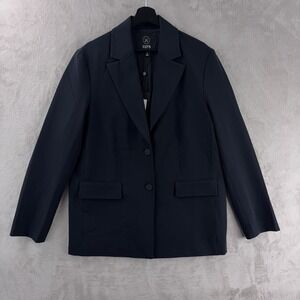 Cuts Muse‎ Blazer Womens Size Medium Black Structured Lightweight